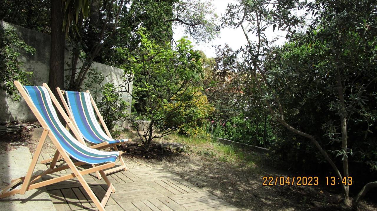 Nice - Studio Independant En Villa - Mer Ville Calme Jardinet Dış mekan fotoğraf
